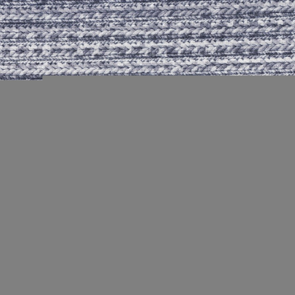 5' X 7' Gray and Ivory Abstract Power Loom Washable Non Skid Area Rug