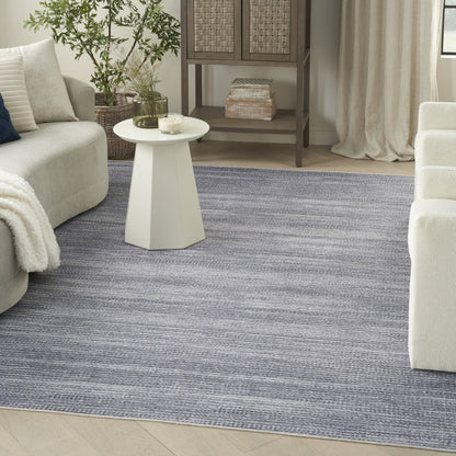 5' X 7' Gray and Ivory Abstract Power Loom Washable Non Skid Area Rug
