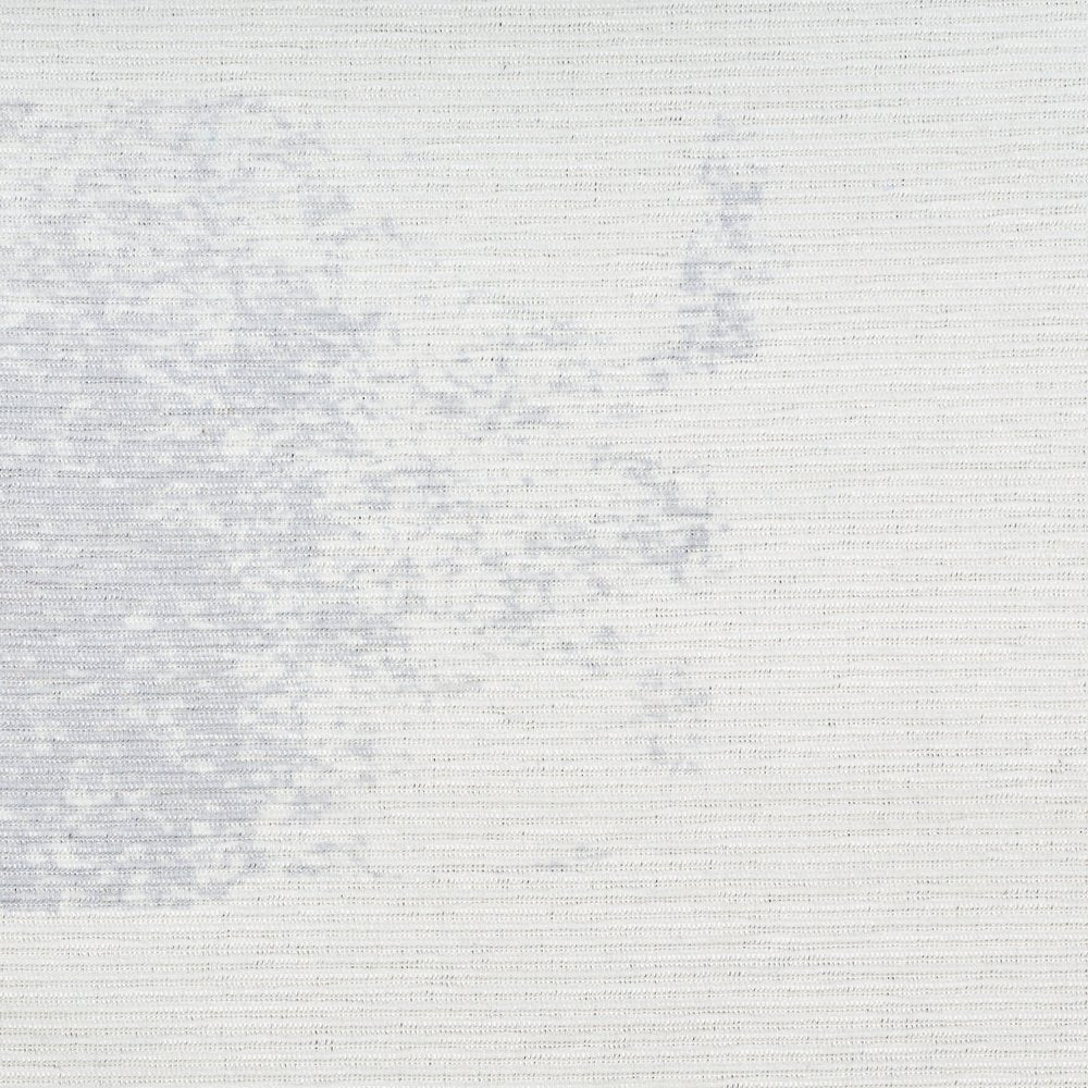 8' X 10' Ivory and Blue Abstract Power Loom Washable Non Skid Area Rug