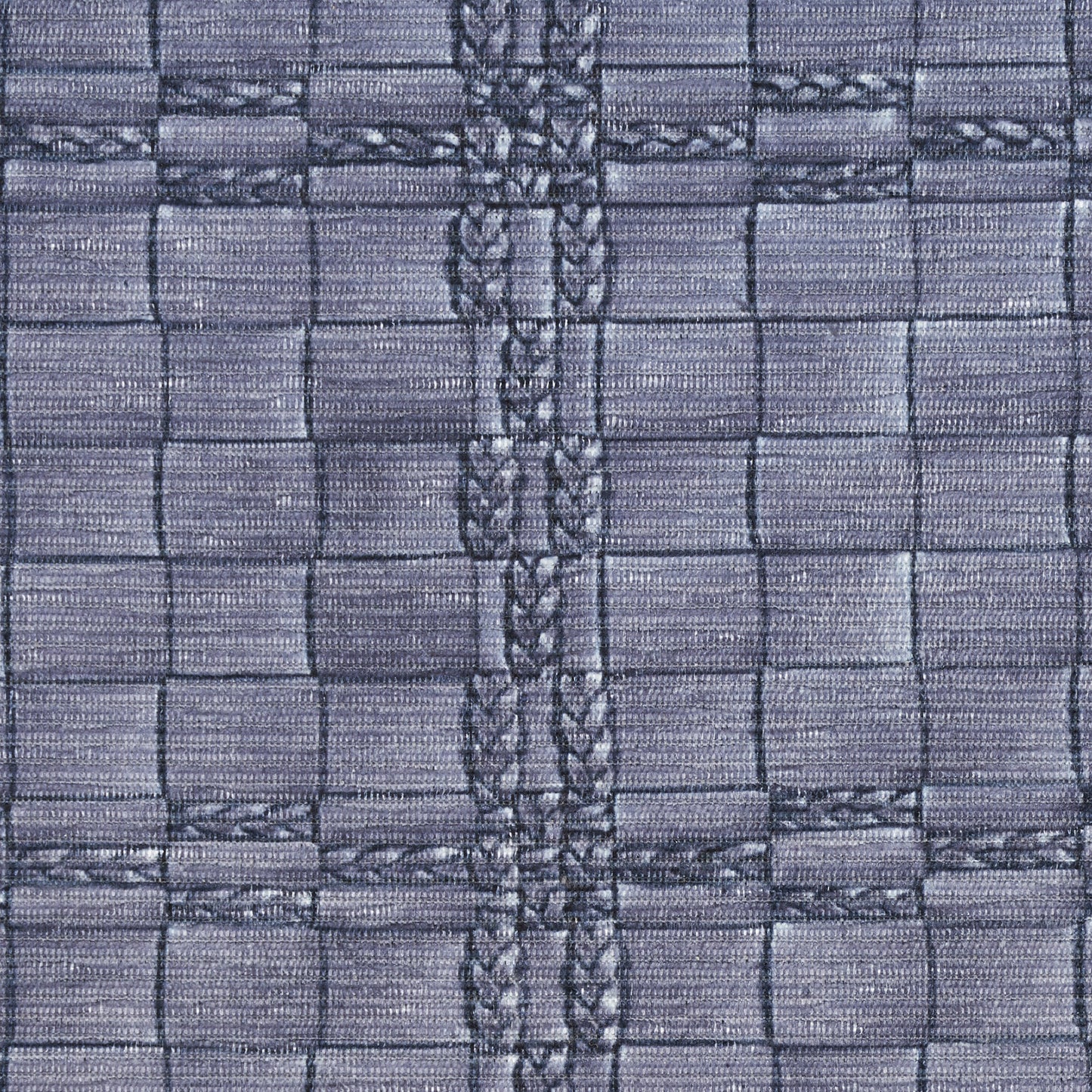 8' X 10' Blue and Gray Geometric Power Loom Washable Non Skid Area Rug