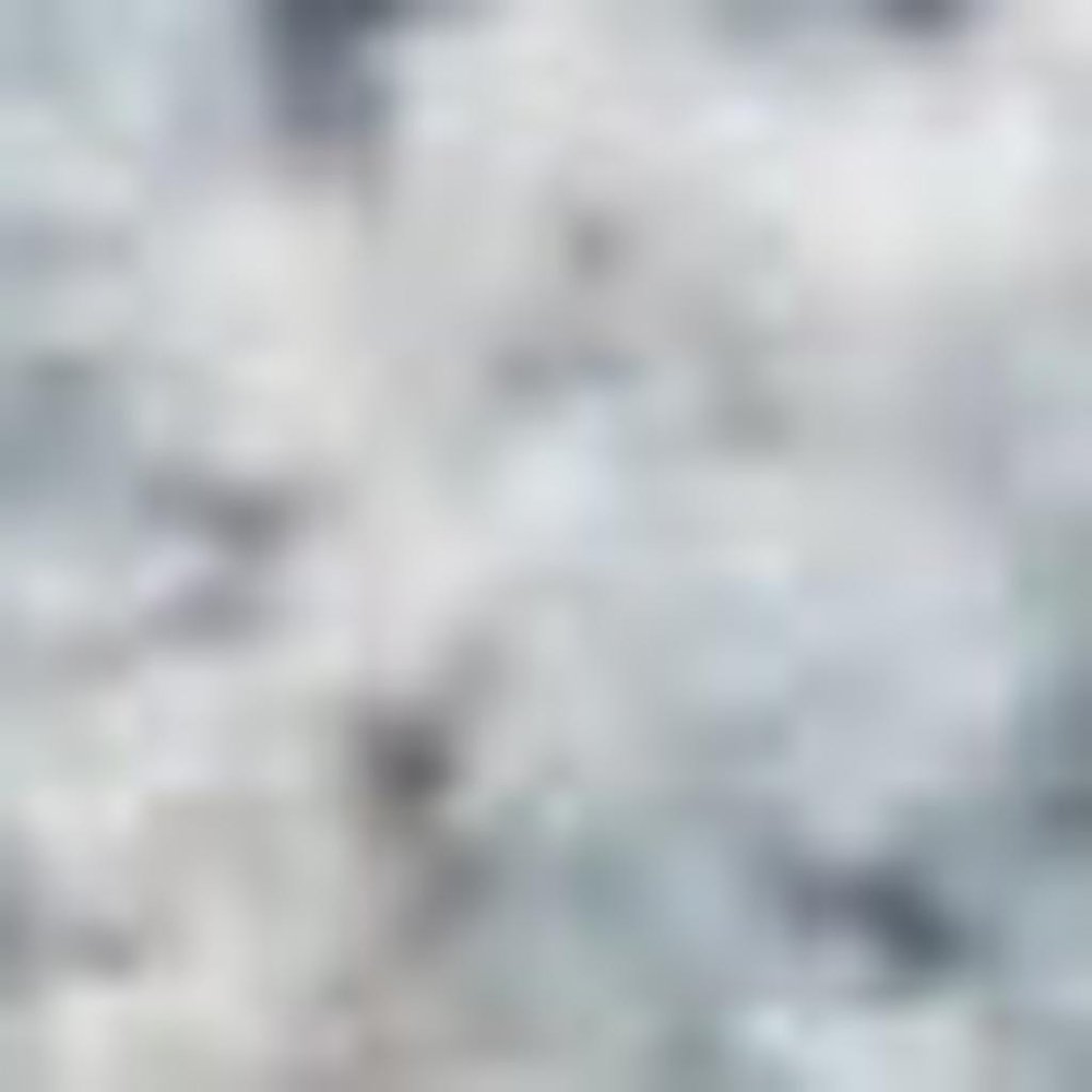 8' X 10' Ivory Blue and Gray Oriental Power Loom Distressed Area Rug With Fringe