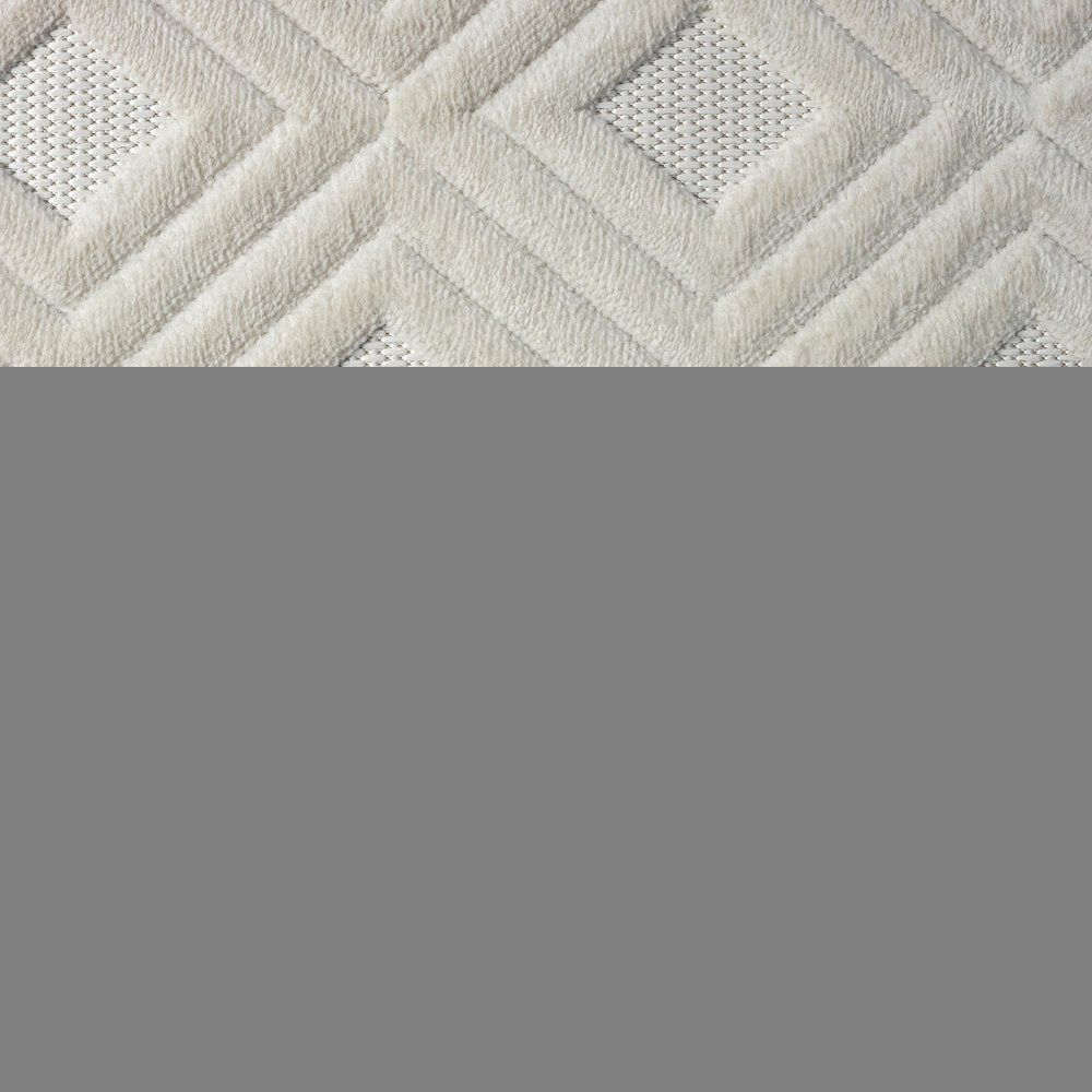 5' X 7' Gray Geometric Area Rug