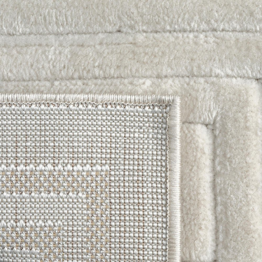 8' X 10' Beige Geometric Area Rug
