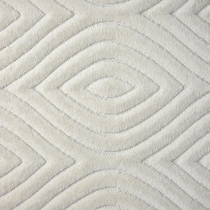 5' X 7' Gray Trellis Area Rug