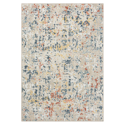 8' X 10' Gray Abstract Area Rug