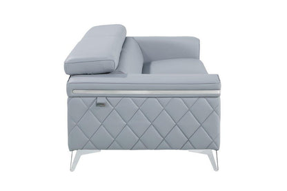 Two Piece Blue Four Person Seating Set