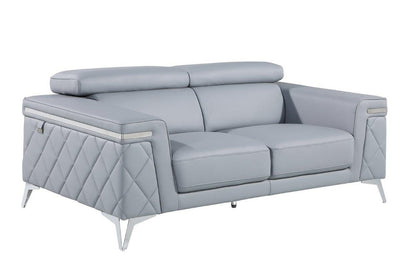 Two Piece Blue Four Person Seating Set