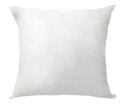 18" White Down Throw Pillow Insert