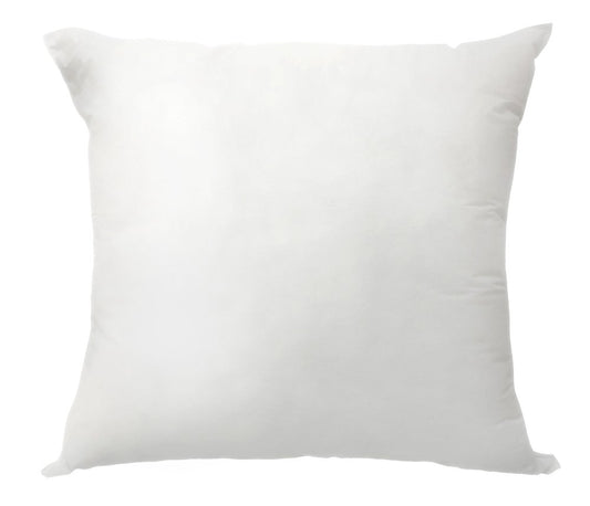 18" White Down Throw Pillow Insert