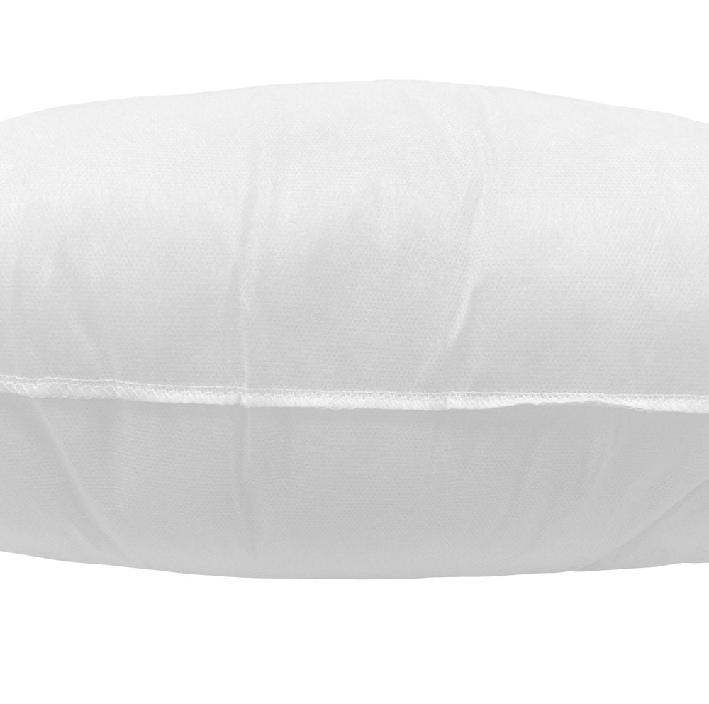 20" White Down Feather Throw Pillow Insert