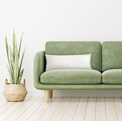 14" X 36" White Lumbar Throw Pillow Insert