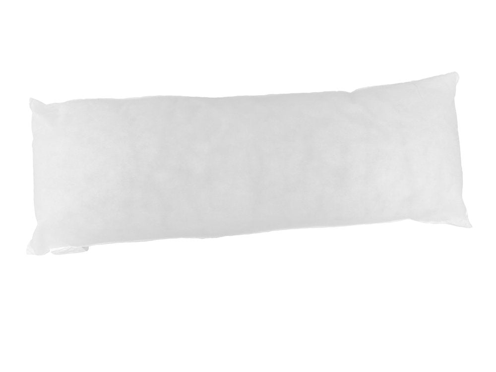 12" X 28" White Lumbar Throw Pillow Insert