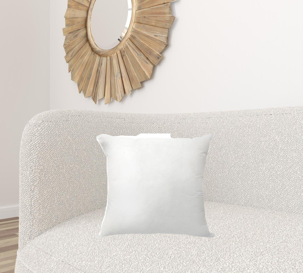 12" X 24" White Throw Pillow Insert