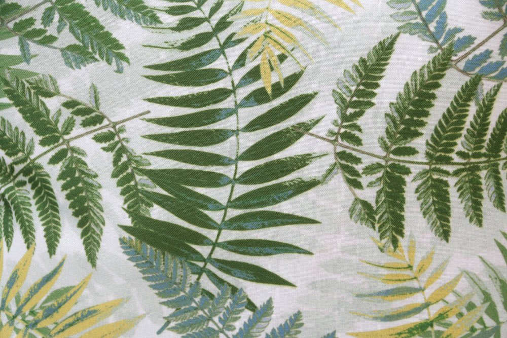 Set of Two 20" Green and Yellow Throw Pillows