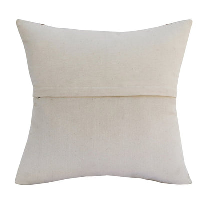 20" Brown and Ivory Throw Pillow