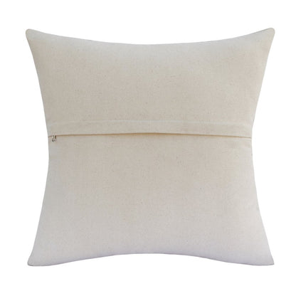 20" Beige and Ivory Throw Pillow