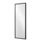 53" Black Lighted Metal Framed Accent Mirror