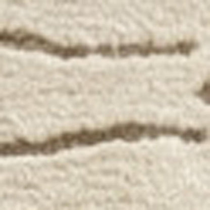 5' X 8' Beige and Gray Abstract Power Loom Distressed Non Skid Area Rug
