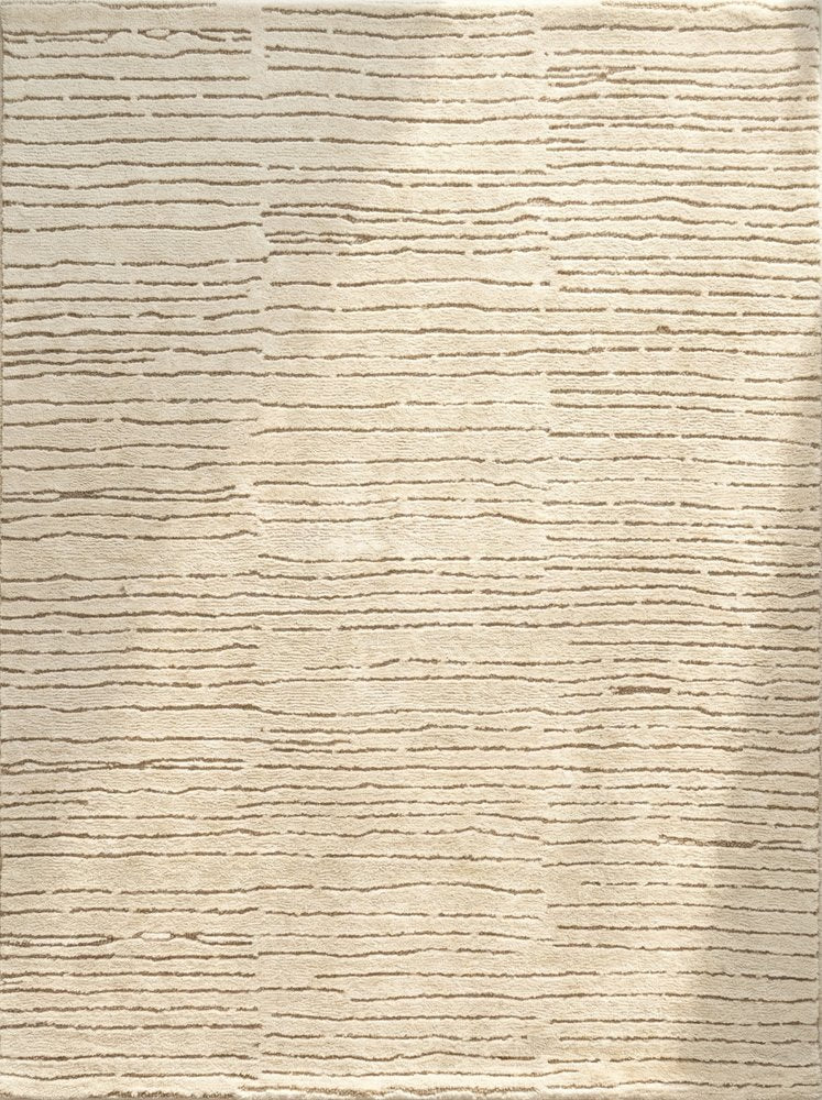 5' X 8' Beige and Gray Abstract Power Loom Distressed Non Skid Area Rug