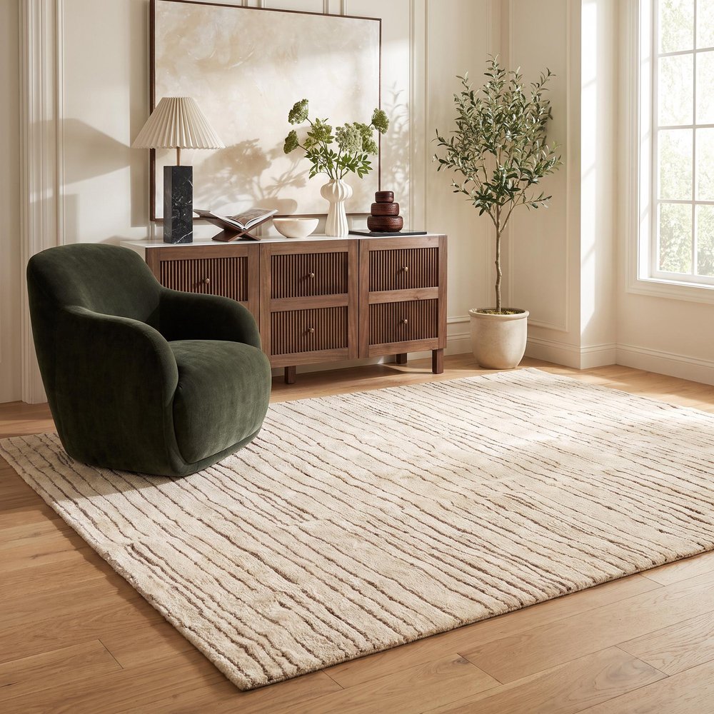 7' X 10' Beige and Gray Abstract Power Loom Distressed Non Skid Area Rug