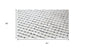 5' X 8' Beige and Black Checkered Power Loom Distressed Area Rug