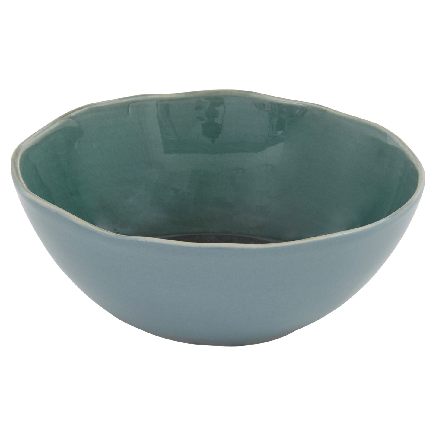 Green Sixteen Piece Ceramic Service For Four Dinnerware Set