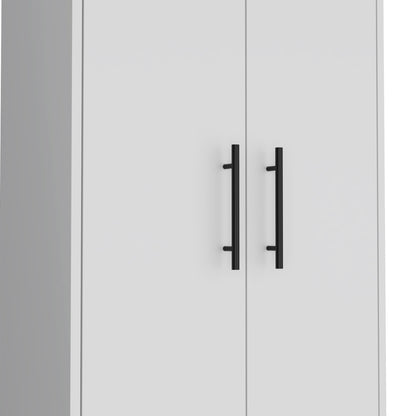 71" White Tall Pantry Cabinet