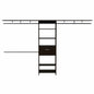 118" Black Wood Closet System