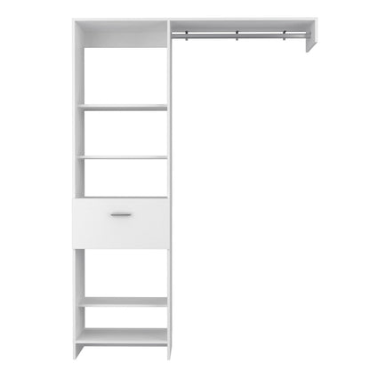 59" White Wood Triple Dresser