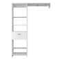 59" White Wood Triple Dresser