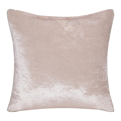 20" Pink Geometric Throw Pillow with Beads