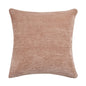 20" X 20" Beige Chenille Zippered Pillow