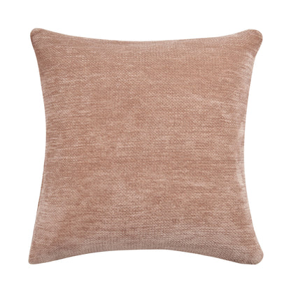 20" X 20" Gray Chenille Zippered Pillow