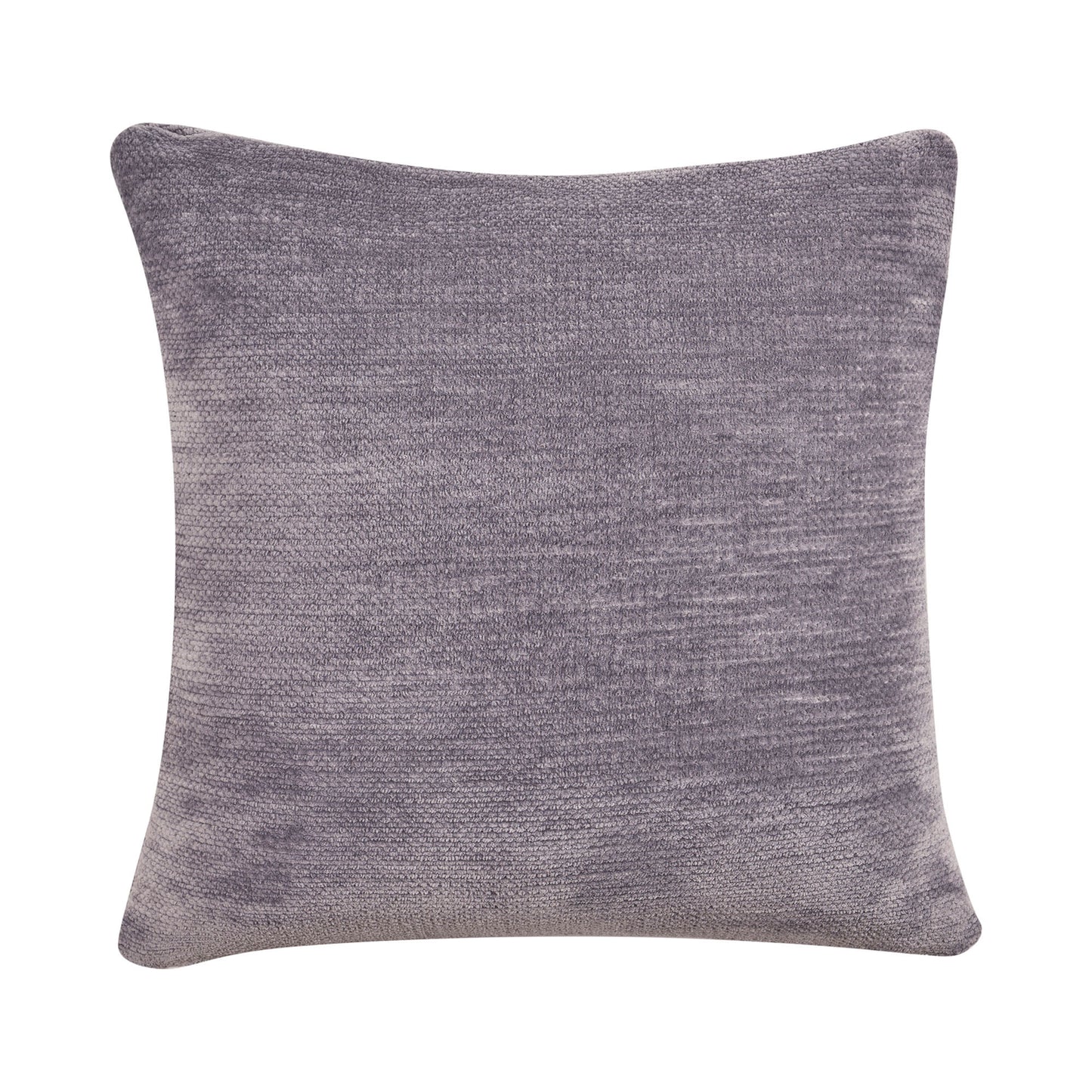 20" X 20" Gray Chenille Zippered Pillow