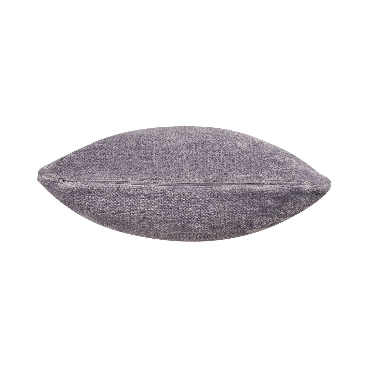 20" X 20" Gray Chenille Zippered Pillow