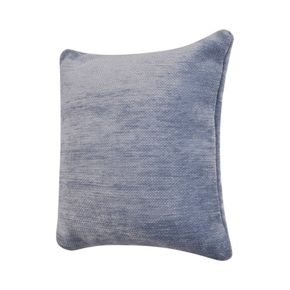 20" X 20" Gray Chenille Zippered Pillow