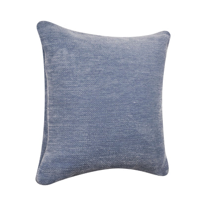 20" X 20" Gray Chenille Zippered Pillow