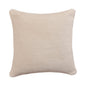 20" Ivory Chenille Throw Pillow