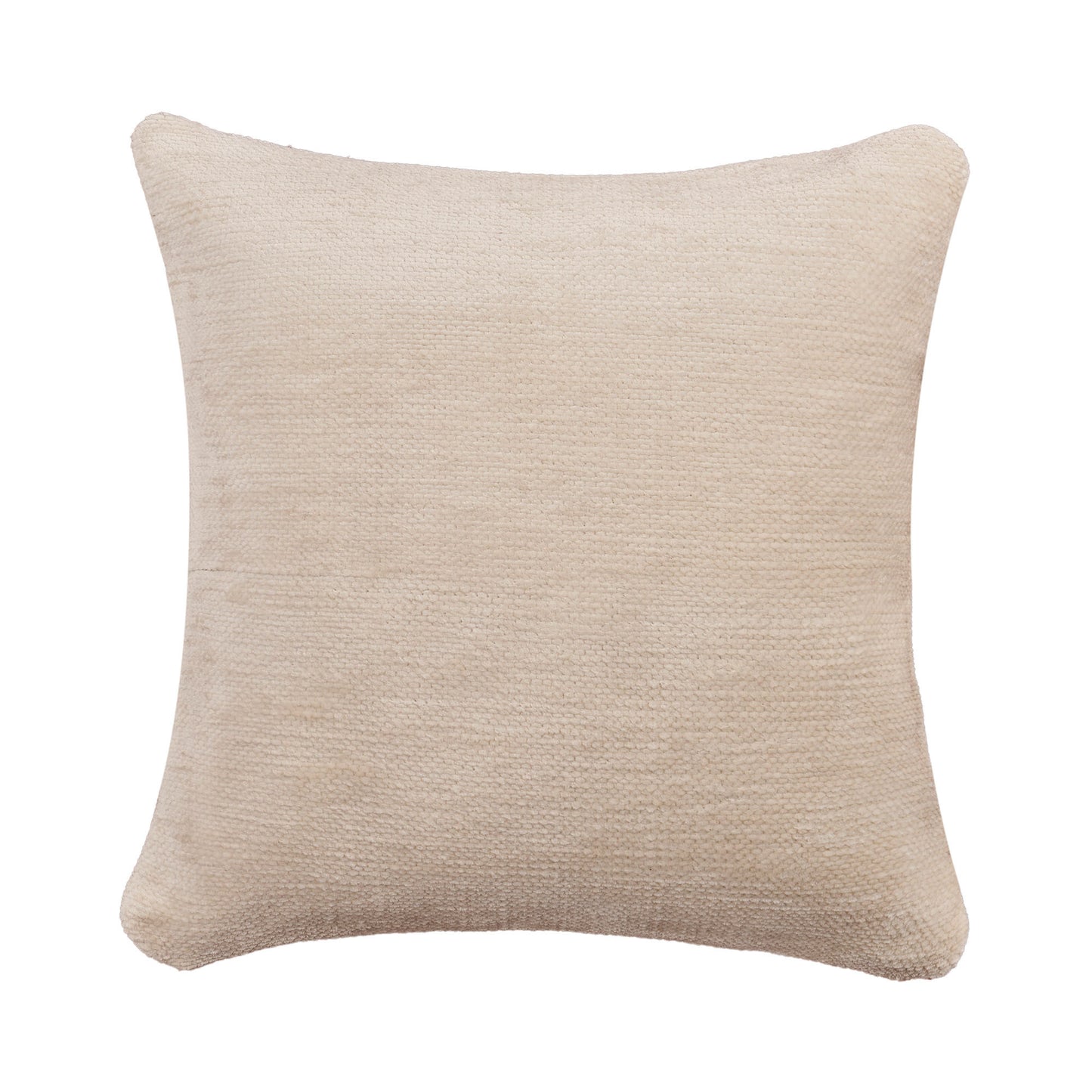 20" X 20" Gray Chenille Zippered Pillow