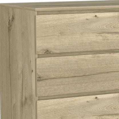 61" Natural Six Drawer Double Dresser