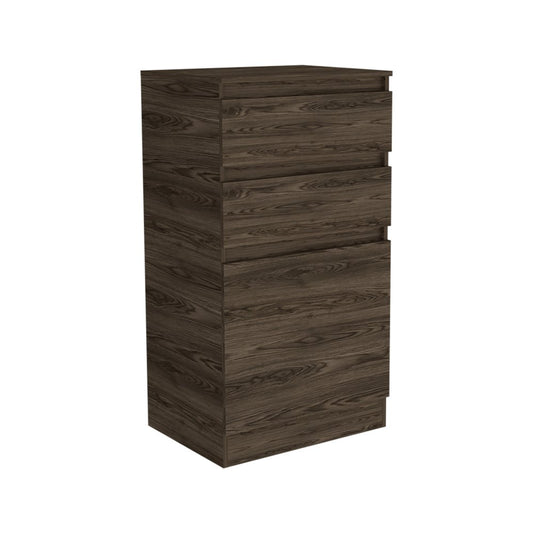 23" Brown Wood Two Drawer Dresser