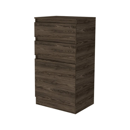 23" Brown Wood Two Drawer Dresser