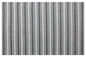 9' X 12' Gray Wool Striped Hand Woven Area Rug