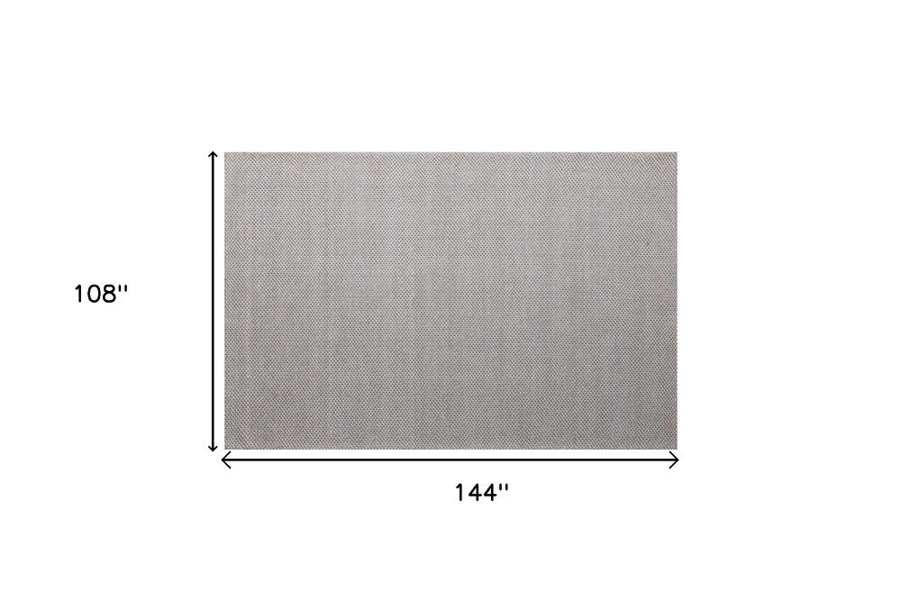 5' X 8' Beige Hand Woven Non Skid Area Rug