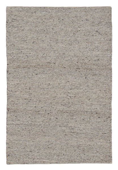 9' X 12' Beige and Gray Hand Woven Area Rug