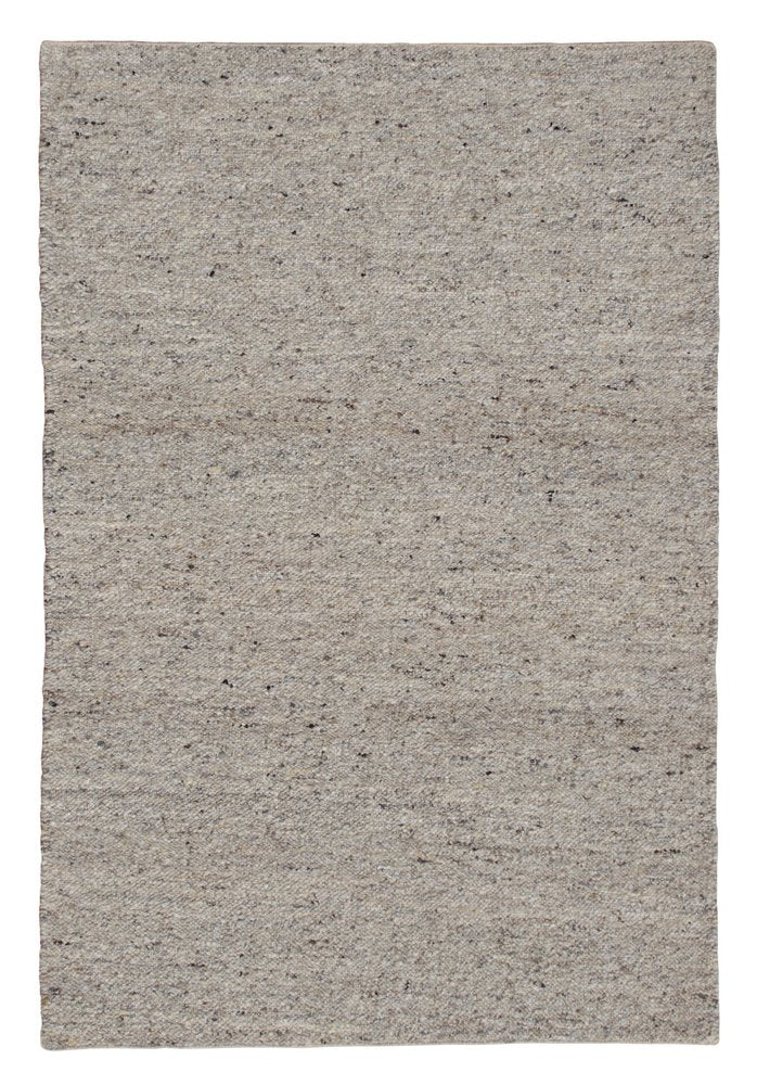 9' X 12' Beige and Gray Hand Woven Area Rug