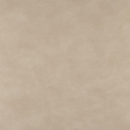 Beige and Black Upholstered Fabric And Faux Leather Open Back Dining Arm Chair