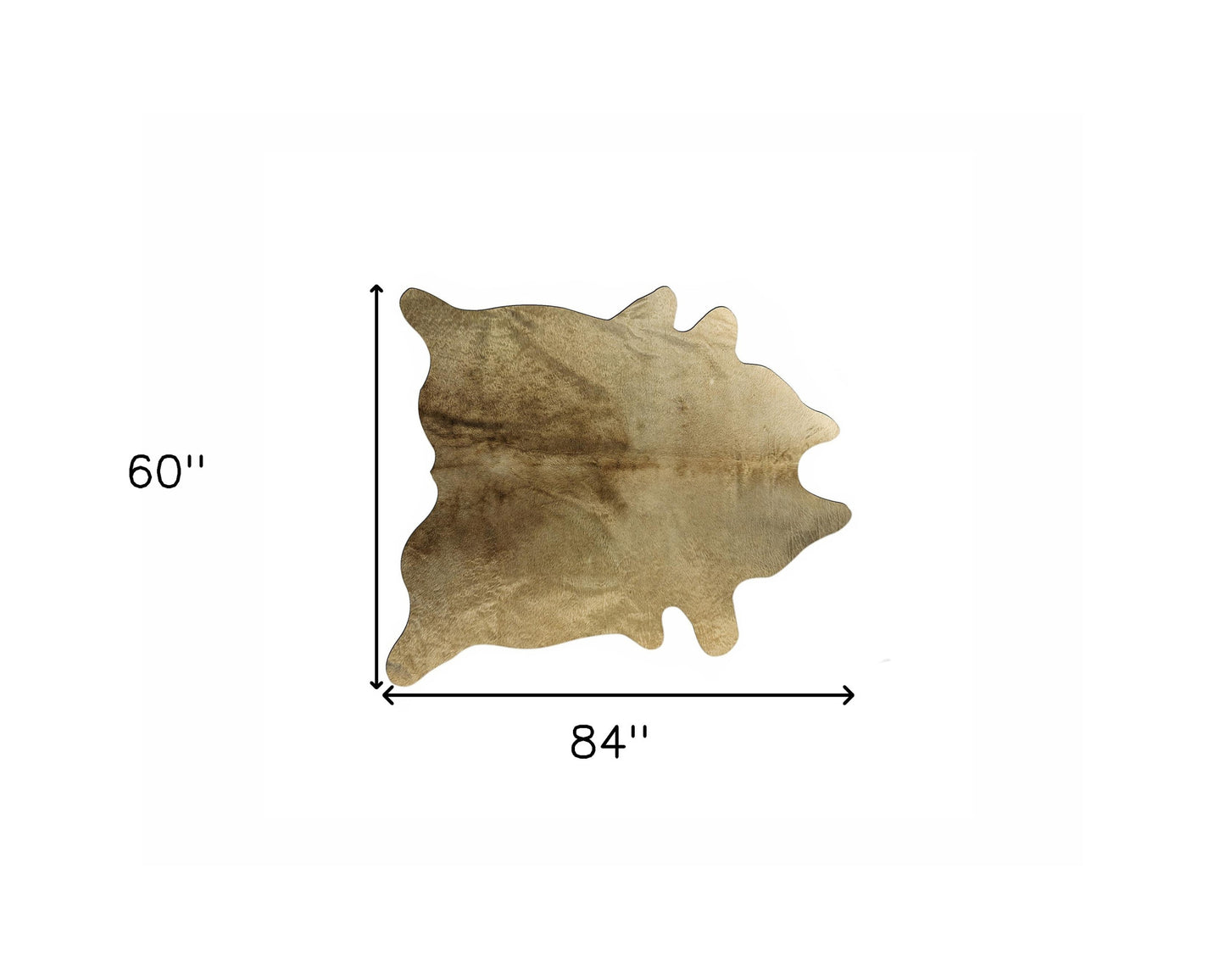 6' X 7' Fuchsia Cowhide Hand Knotted Area Rug