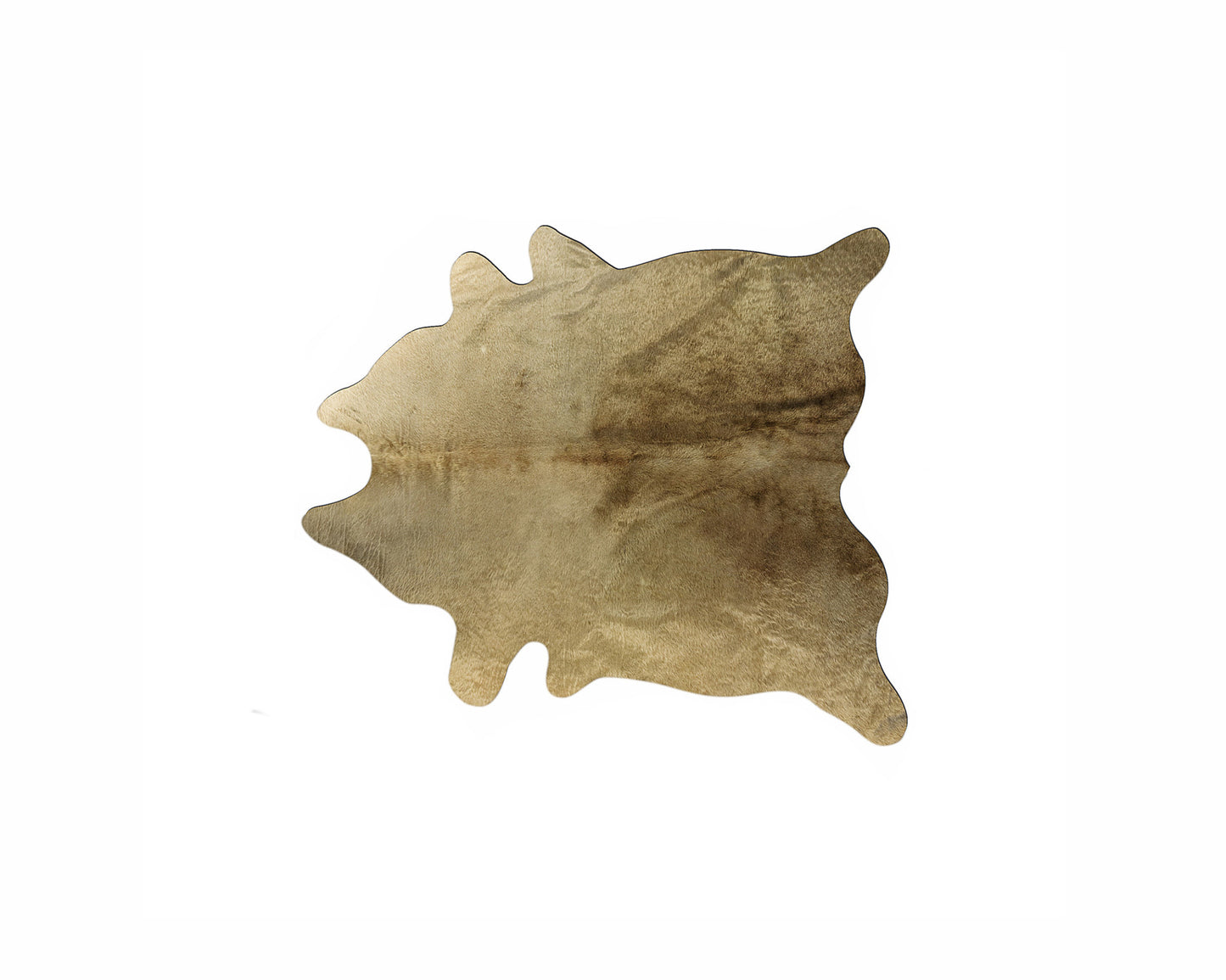 6' X 7' Fuchsia Cowhide Hand Knotted Area Rug