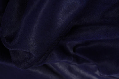 6' X 7' Fuchsia Cowhide Hand Knotted Area Rug